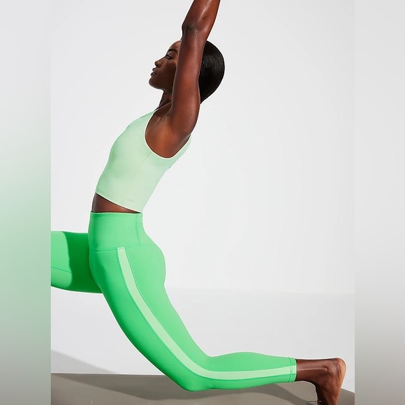 Athleta Green Set, Leggings and two bras - Picture 4 of 9